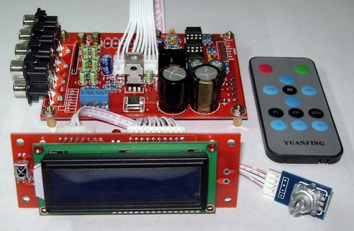 YJ0036-6-channel volume remote control front level