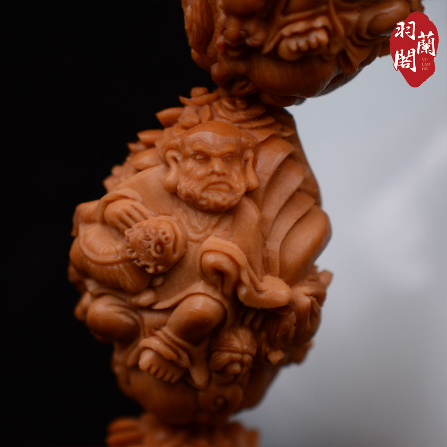 Olive nucleus scenery ride 18 Luhan hand string Su - made collection of high - end nuclear carving core 22