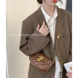 Небольшая сумка, сумка через плечо, модная цепь, сумка на одно плечо, коллекция 2023, на цепочке