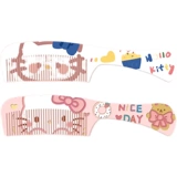 Hello kitty, антистатическая портативная пластиковая милая расческа