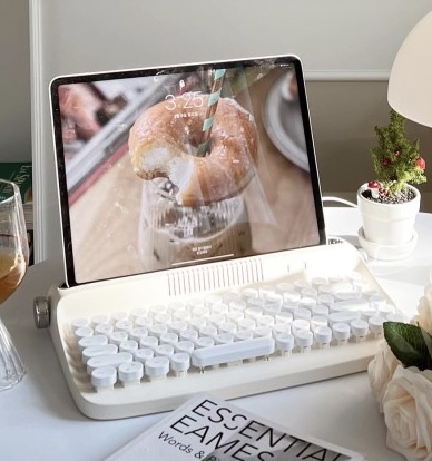 Korean Actto Retro-Style Keyboard iPad Universal for Mobile Phones, Xiaohongshu Bluetooth Tablet Computer Christmas Gift