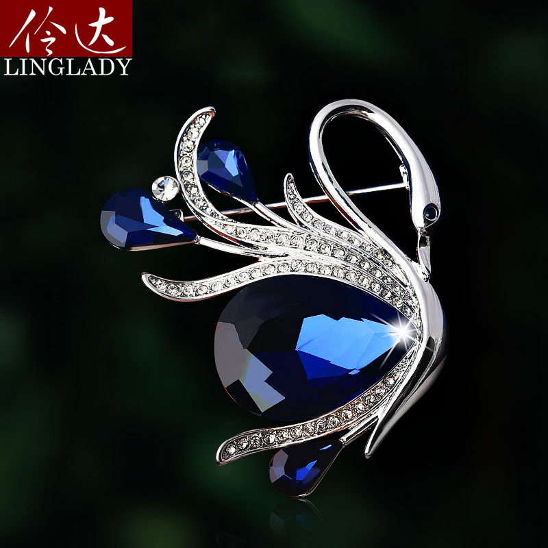 Lingda Retro Brisket Chest Needling Brooch Accessories Sweater Day South Korea Ornament Woman Shawl Shoulder Clasp Imitation Pearl Cardiotheca Clasp