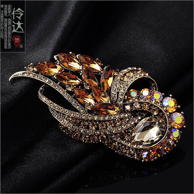 Broche femme LINGLADY en Zircon diamant - Ref 1174139 Image 15