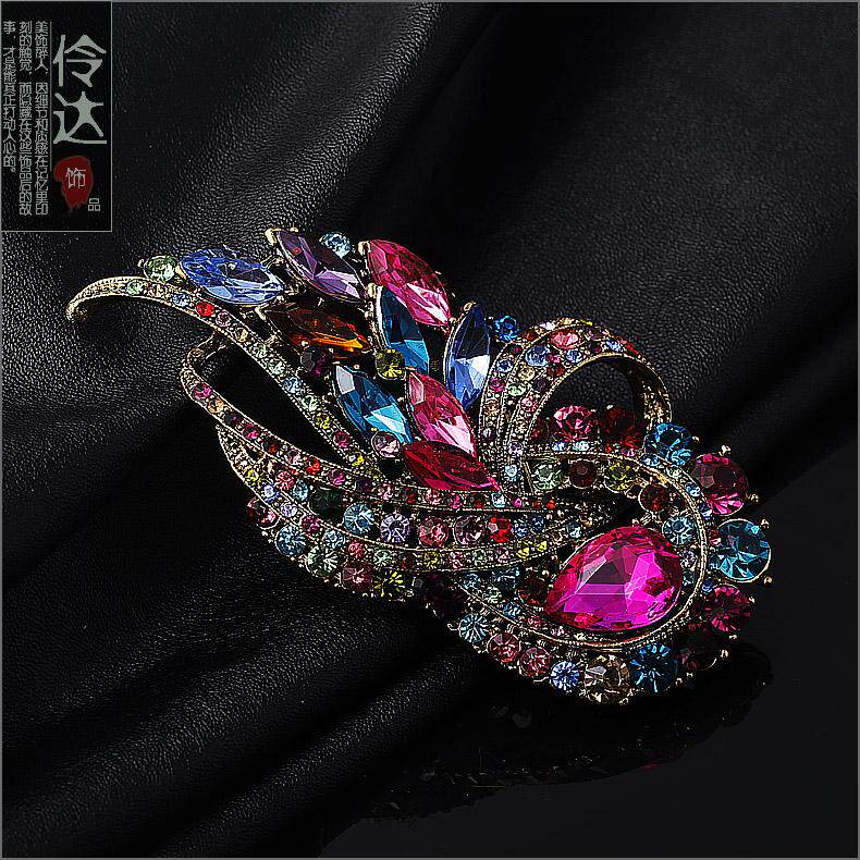 Broche femme LINGLADY en Zircon diamant - Ref 1174139 Image 13