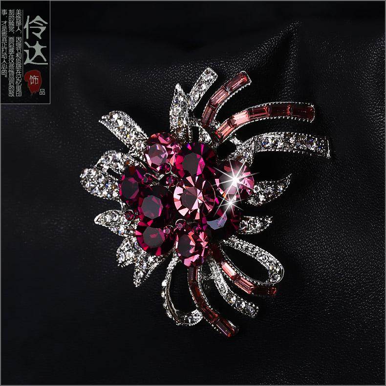 Broche femme LINGLADY en Zircon diamant - Ref 1185657 Image 16