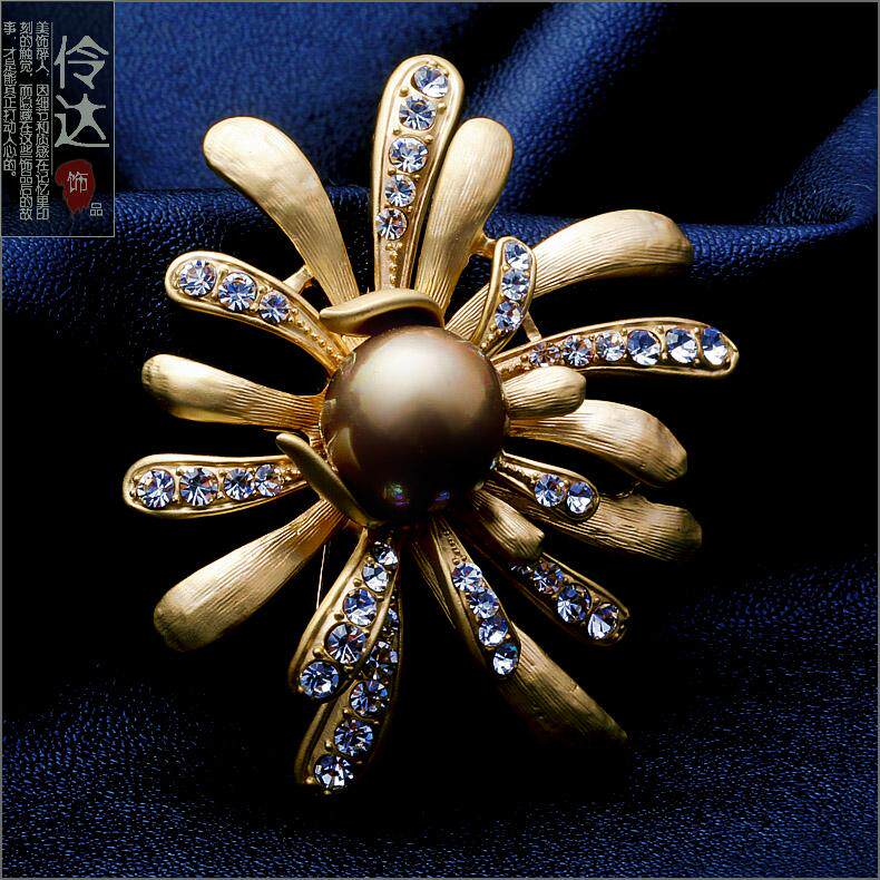 Broche femme LINGLADY en Zircon diamant - Ref 1172683 Image 20