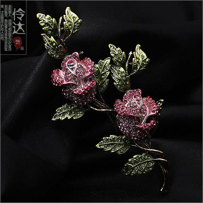 Broche femme LINGLADY en Zircon diamant - Ref 1174109 Image 12