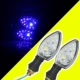 Xe máy off-road đèn báo rẽ phanh 12 v bật đèn điện xe máy led báo rẽ - Đèn xe máy