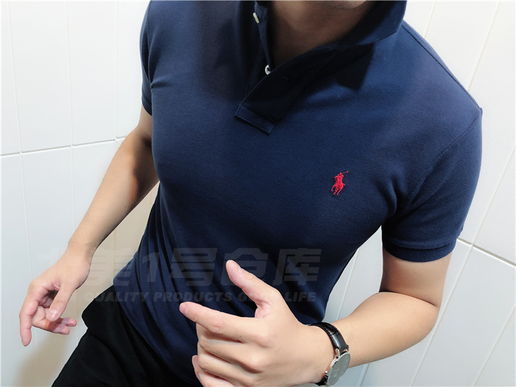 Polo ralph lauren nam polo mới áo sơ mi ngắn tay ngựa tiêu chuẩn phiên bản mỏng RM4-1