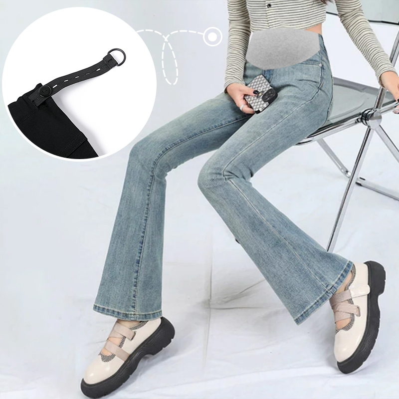 Maternity Jeans 2025 New Spring and Autumn Thin Fashion Slim Fit Flared Pants Early Pregnancy Belly Support Autumn Wear Maternity Jeans 2025 New Spring and Autumn Thin Fashion Slim Fit Flared Pants Early Pregnancy Belly Support Autumn Wear