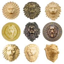 Sandstone reliefs Lions Head water spray landscaped landscaping decorated sand sculptures Lions Heads Wall-mounted Waterspout Sandstone Engravings