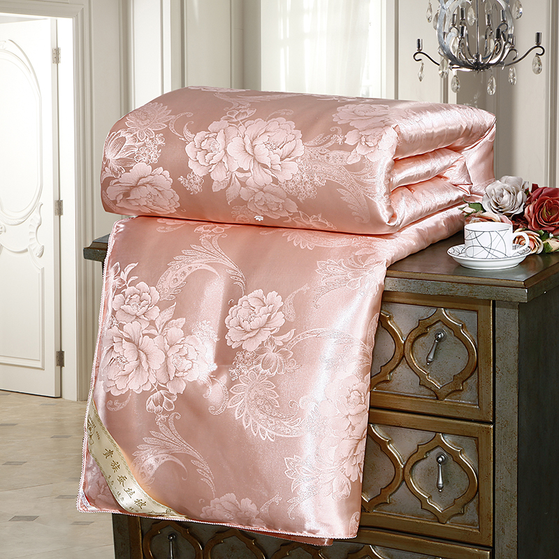 Silk quilt 100% mulberry silk Chunqiu primary and secondary quillet by air conditioning Summer and winter quilt by children thickened manually quilt core