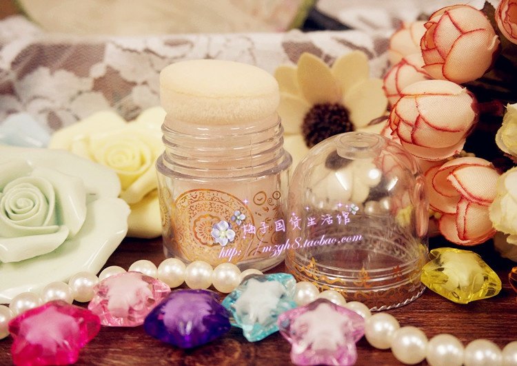 Full 39 Phấn phủ dạng bột Pearlescent 8g Bột trang điểm nấm phấn phủ becca