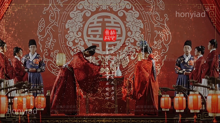 2分57秒 剪映婚礼快剪模板中式复古古风预告MV文字幕排版草稿素材支持win&mac 兼容M1、M2插图12