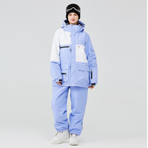 2023 ski clothing for men and women outdoor waterproof and warm ski clothing and pants single board and double board ski clothing suit new style