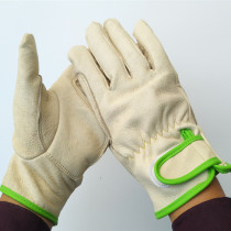 High quality foreign trade gardening trim short pigskin gloves Repair welder repair car soft cycling sports gloves