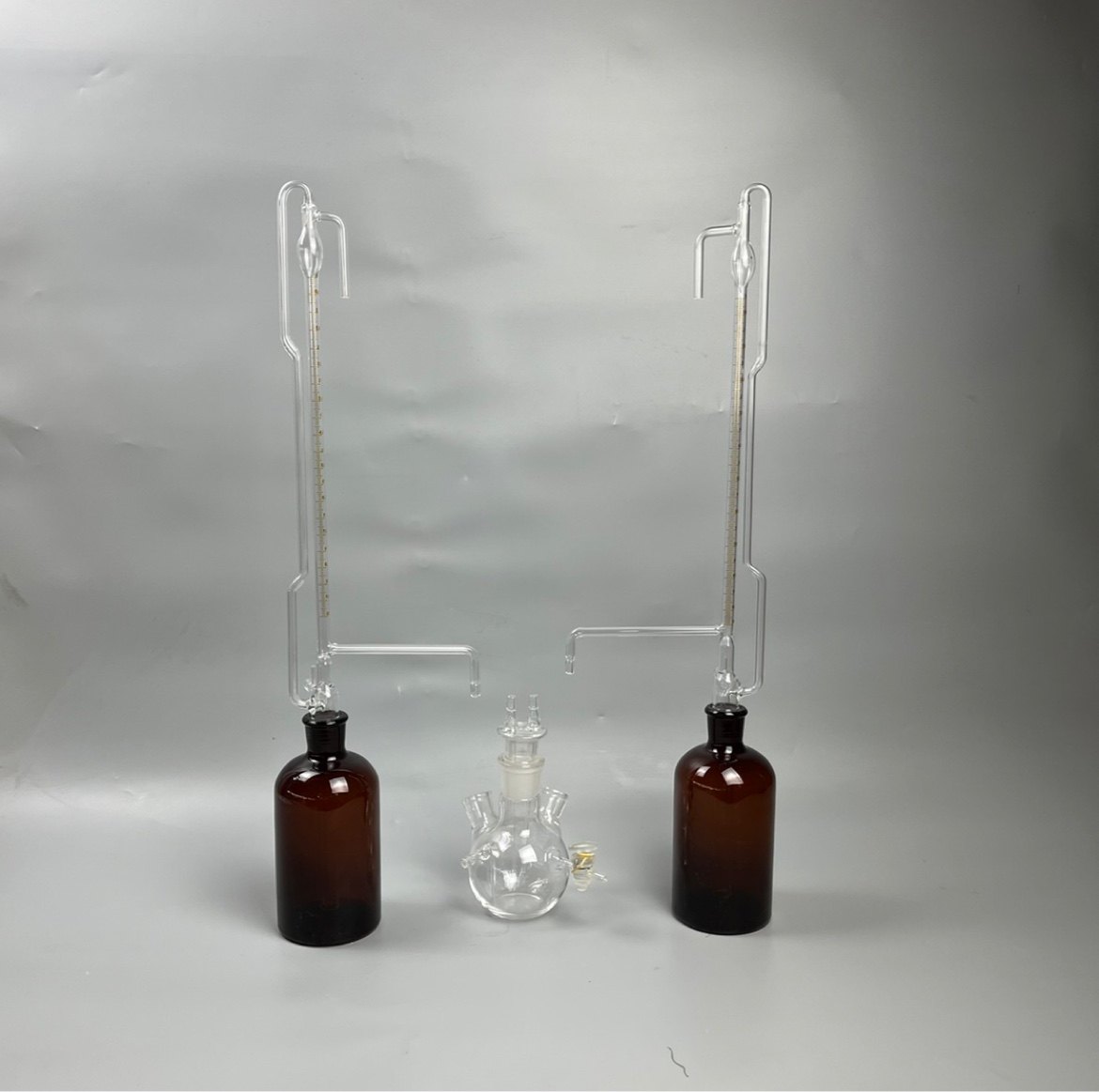 KF-1卡尔费休水分测定仪全自动滴定管 10ml/0.05分度五口瓶