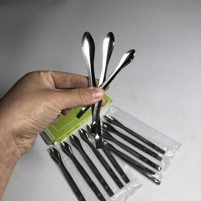 医用药勺 大中小三件套药勺 加厚不锈钢药勺 服用量测量