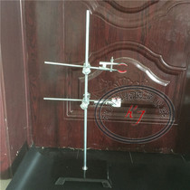 Iron stand bracket square seat iron laboratory contains 2 bottle bottle clamps 2 cross clamp base iron frame each