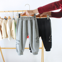 Baby Sports Pants 2021 Spring and Autumn Clothing New Boy Pants Boomer Boy Boy Boomer Boy Boy Boy Boy Boy Boy Boy Boy 3 Years Age 5