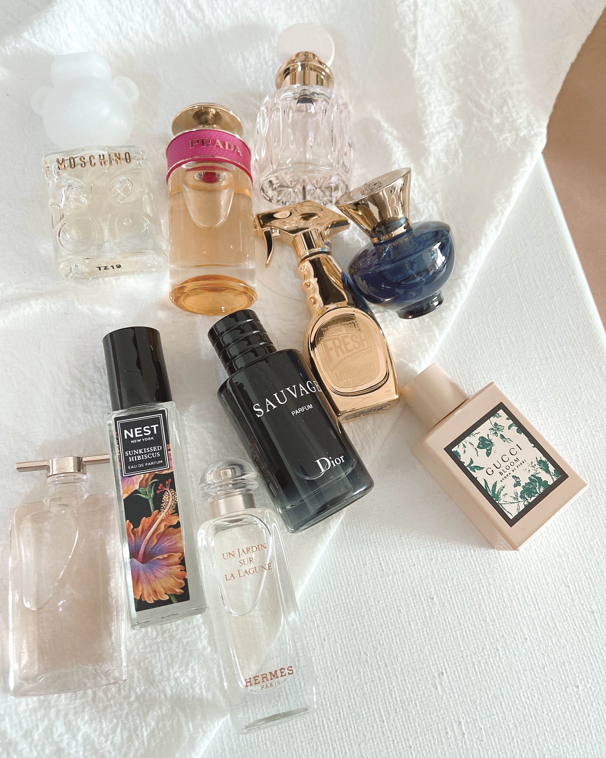 Q Fragrance Rollerball Perfume Collection Blue Wind Bell Wilderness Reverse Paris California Midsummer Midsummer Midnight Orchid Perfume Trial Pack