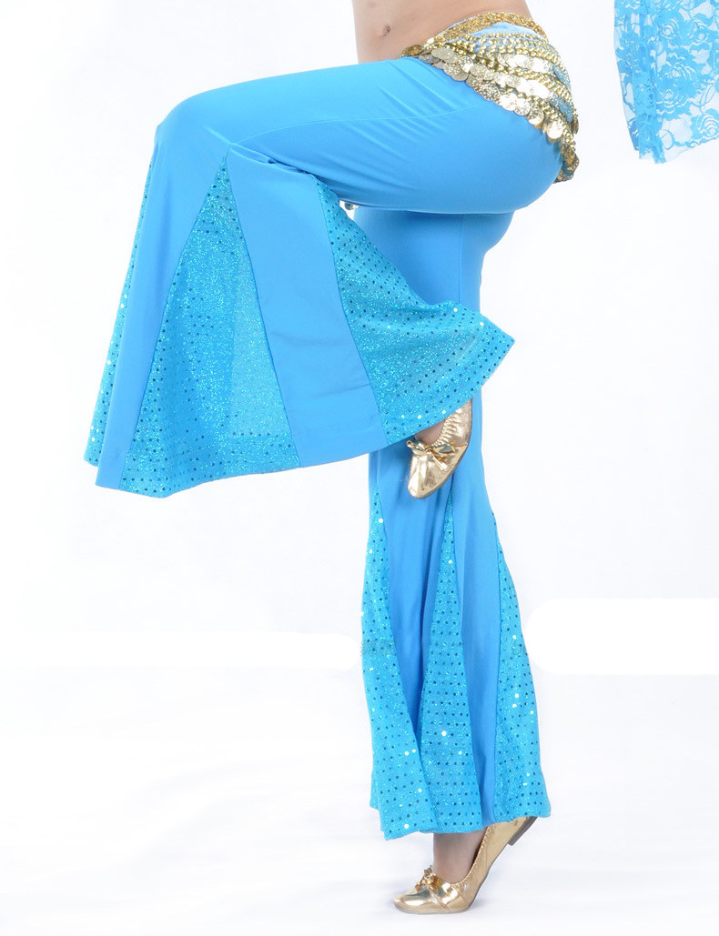 New Belly Dance Dress Belly Dance Pants Indian Dance Pants Fish Tail Pants Belly Dance Down Dress Without Chain-Taobao