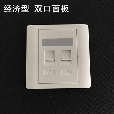 Economic-type Double-port Panel 86 Type of Double-port Panel Internet Phone Module Panel