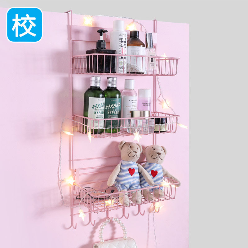 Student Dormitory Bedside Debris storage floor Sleeping Room Bedside Shelve Shelf Upper Bunk-Free Hanging Basket Containing Layer Shelf