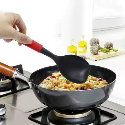 Japanese original imported Xicamura flat mouth fried rice spoon rice shovel anti-hot non-slip soup spoon mixing salad rice spoon