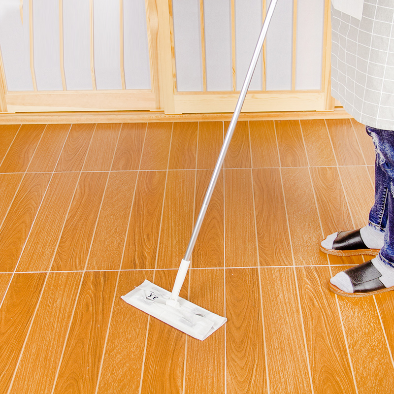 Japan LEC flat mop rotary hand-free lazy rag wipes wet and dry dual-use dust removal electrostatic mop