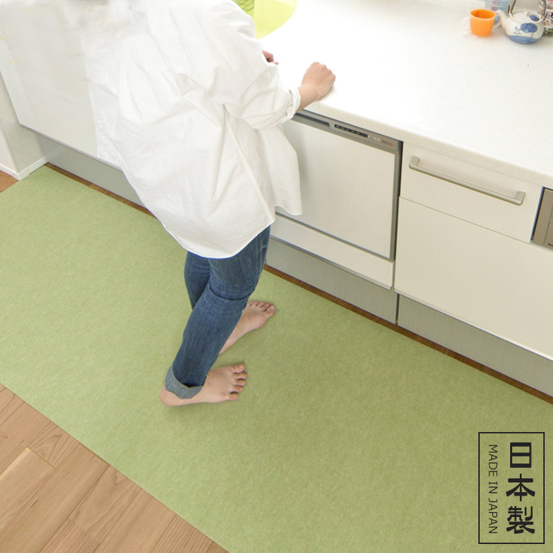 Japan Import Kitchen Anti-Slip Ground Mat machine washable strip waterproof and anti-oil footbed Home Adsorption Ground Mat
