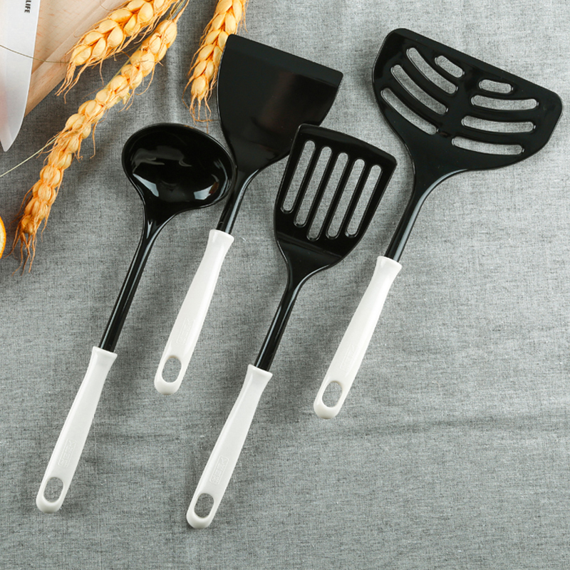 Japan imports high temperature resistant fried vegetable shovel not stained with special plastic complete set of pan shovel soup spoons for cooking kitchenware