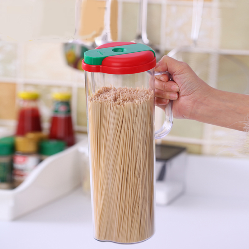 Japan imports INOMDATA Kitchen Noodle Box Italian Noodle Containing Box Spaghetti Preservation Box Containing Jar