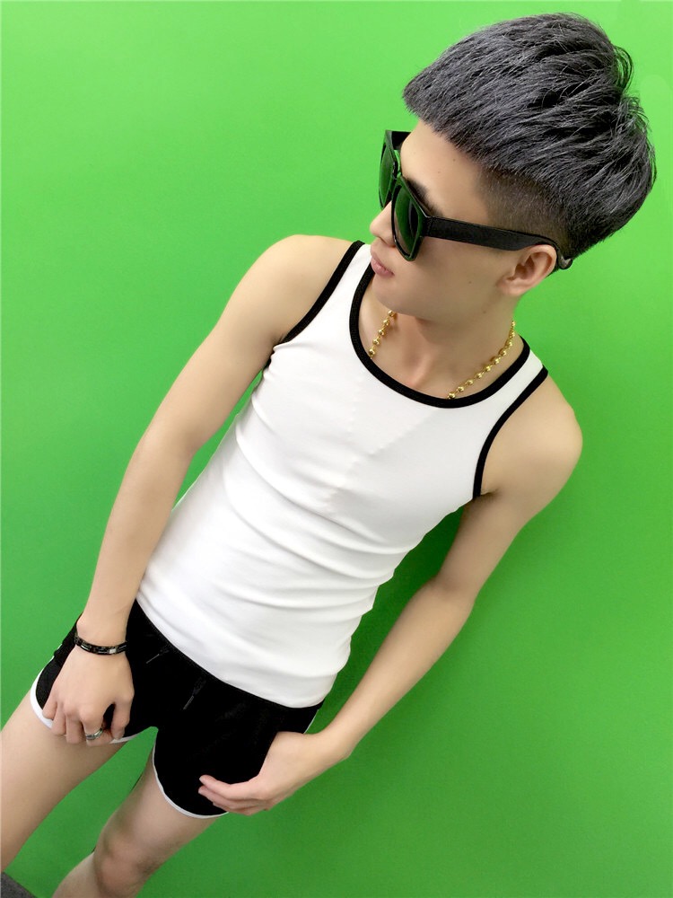 Nhanh tay người đàn ông da đỏ với đoạn ba quần nam mùa hè vài quần short vest tinh thần guy xu hướng xã hội một phù hợp với thủy triều