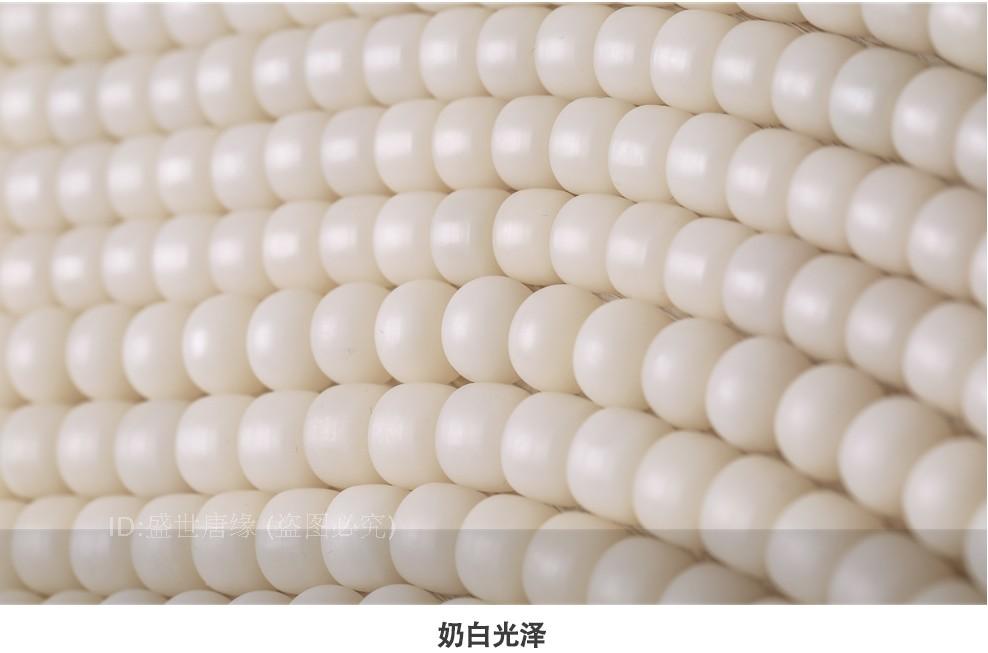Nhà máy trực tiếp ngọc trắng bồ đề rễ bồ đề trắng gốc 108 hạt cườm vòng tay thùng hạt táo tròn vườn bồ đề - Vòng đeo tay Clasp vòng tay nam vàng