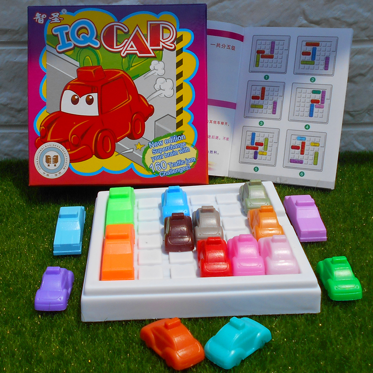 IQ Puzzle Power Toys CAR Racing Breakout Cars Huong Dao Magic Pearl Children Wisdom Jointed Board Table Tours 160 Topics