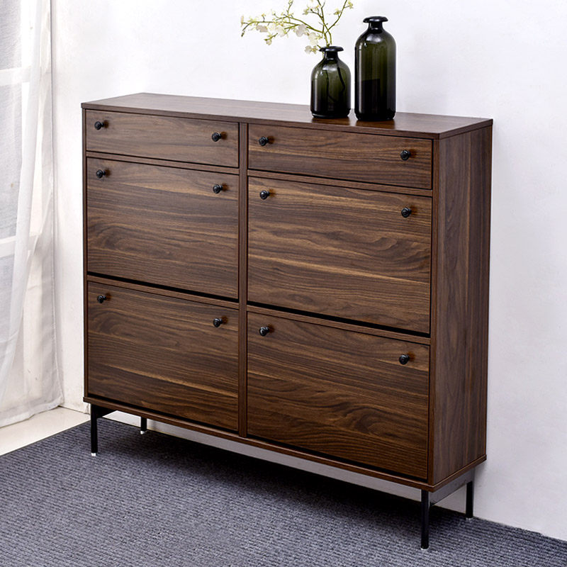 Nordic style light luxury shoe cabinet home door tipping ultra-thin porch cabinet simple modern hall cabinet large-capacity shoe cabinet