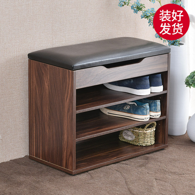 Shoe changing stool, shoe stool, shoe cabinet stool, one-piece home door wearing shoe stool, home shoe rack, can sit in the door, sit on the stool, installation-free