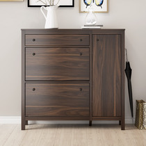 Nordic tipping ultra-thin shoe cabinet into the door of the home simple modern entrance cabinet province space economy type foyer cabinet