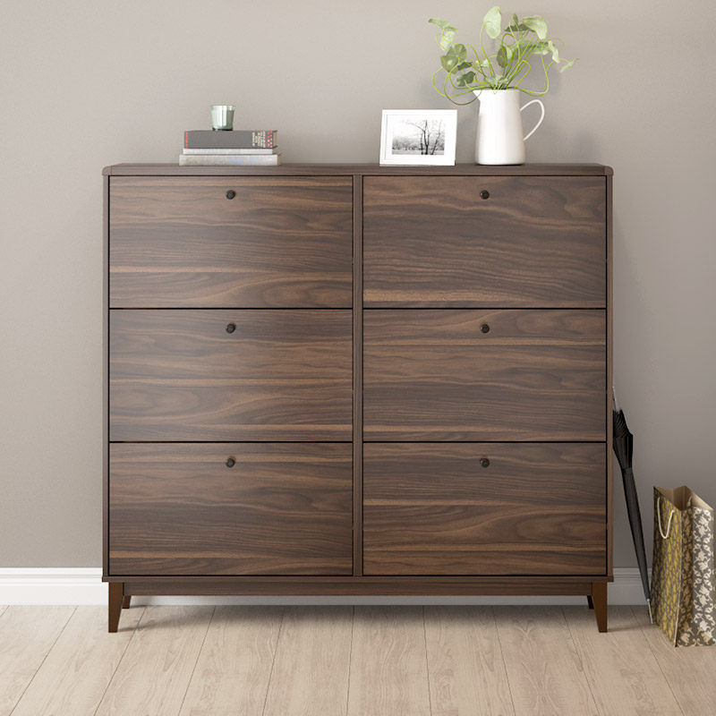 Nordic shoe cabinet simple modern ultra-thin tipping bucket home door large capacity space-saving porch cabinet shoe rack shoe cabinet