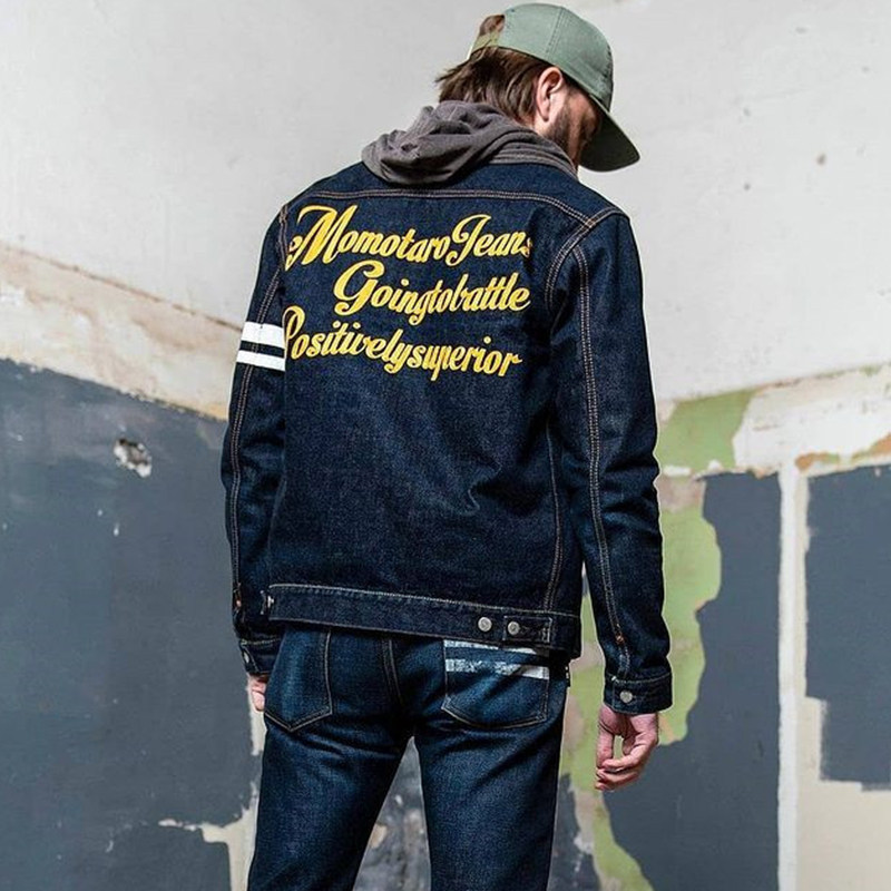 MOMOTARO Momotaro Denim Casual Jacket 2105SP2 Nissan Vintage Original Embroidered Denim Jacket