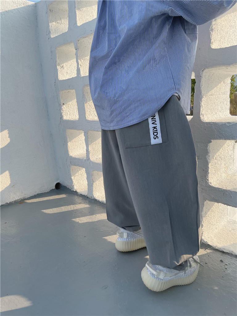 MINIV KIDS spring new baby webbing suit pants children's loose pants comfortable