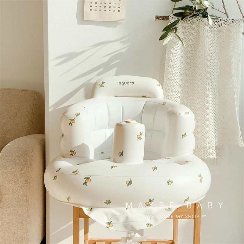 South Korea ins baby learning chair baby inflatable sofa multi-functional dining chair children's anti-fall practice sitting artifact