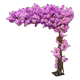 Purple Multi-Layer Cherry Blossom Tree Fake Tree Indoor Floor Decoration Landscape Tree Blue Flower Tree Outdoor Landscaping Artificial Tree