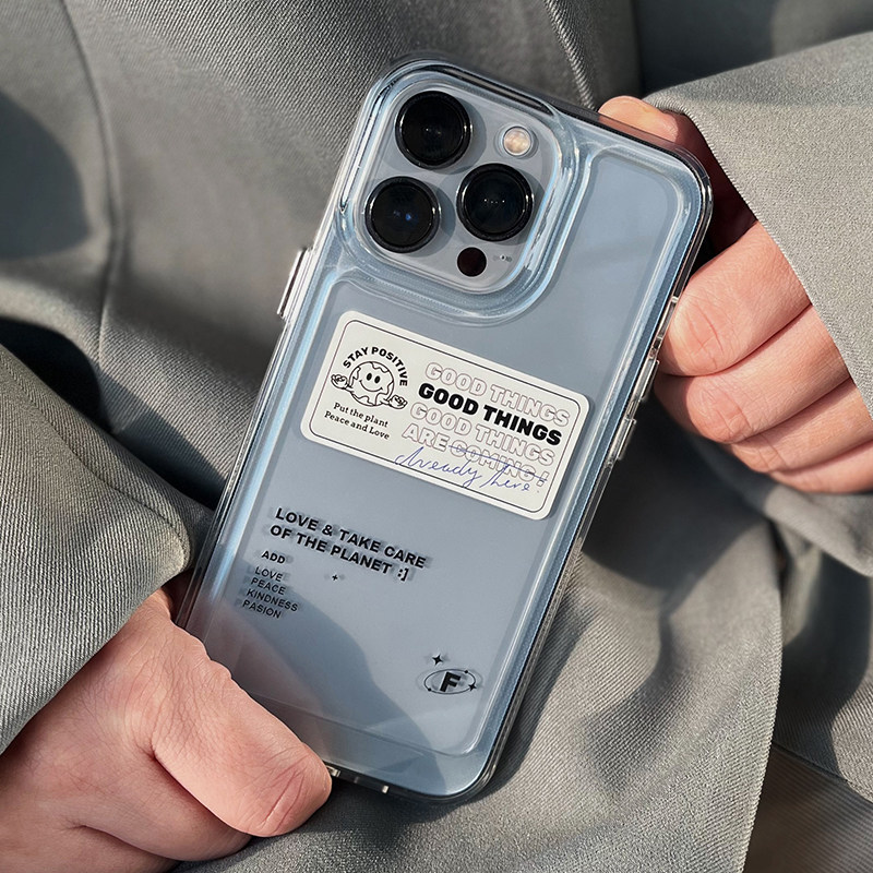 Original Far Peak Blue Brief About Apple 13 Phone Protection Shell iphone12 11 X 13ProMax Transparent Couple