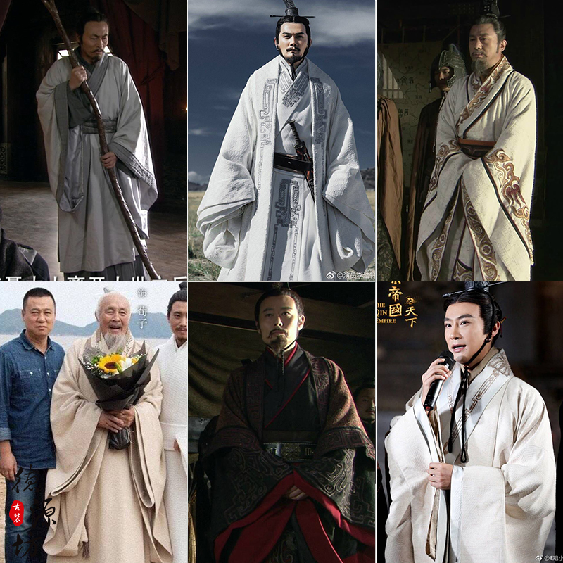 Dazhen Empire Same Style Film and Television Ancient Costume Official Qin-Han Dynasty Monarch Emperor Minister Hanfu Scholar Cotton and Linen Performance Costume Dazhen Empire Same Style Film and Television Ancient Costume Official Qin-Han Dynasty Monarch Emperor Minister Hanfu Scholar Cotton and Linen Performance Costume