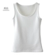 Cổ ấm và nhung tròn cổ không tay quai bên trong sling đáy áo cotton màu rắn mặc quần áo mùa thu đông