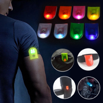 Childrens sports night running light LED light-emitting magnet clip jogging reflective portable collar reflective warning signal light