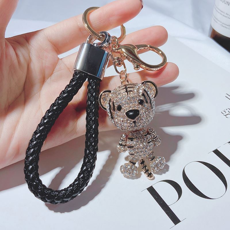 Car Key Buckle 2021 New Tiger Year Pendant This Year Belongs To Tiger Women's Delicate High-end Tiger Pendant Hanging Ornament
