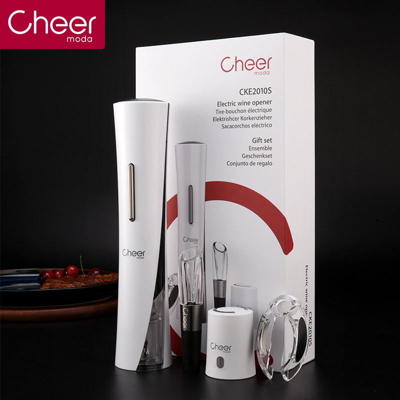 Cheer Kai Seoul Waistline Electric Wine Bottle Opener 4 In One Home Business Gifts Wine Gift Set